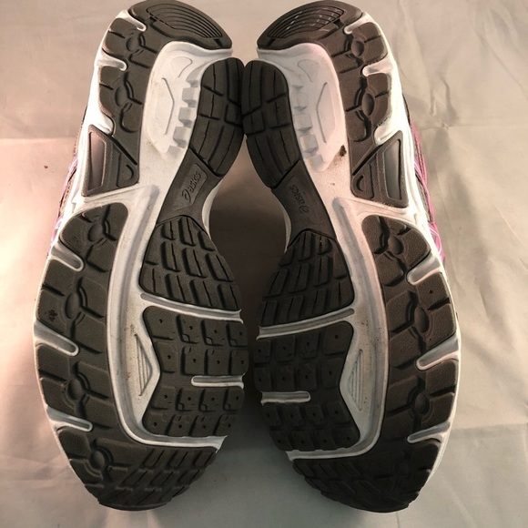 ASICS Gray/Pink Gel-Conteno Athletic running Shoes - Picture 8 of 8